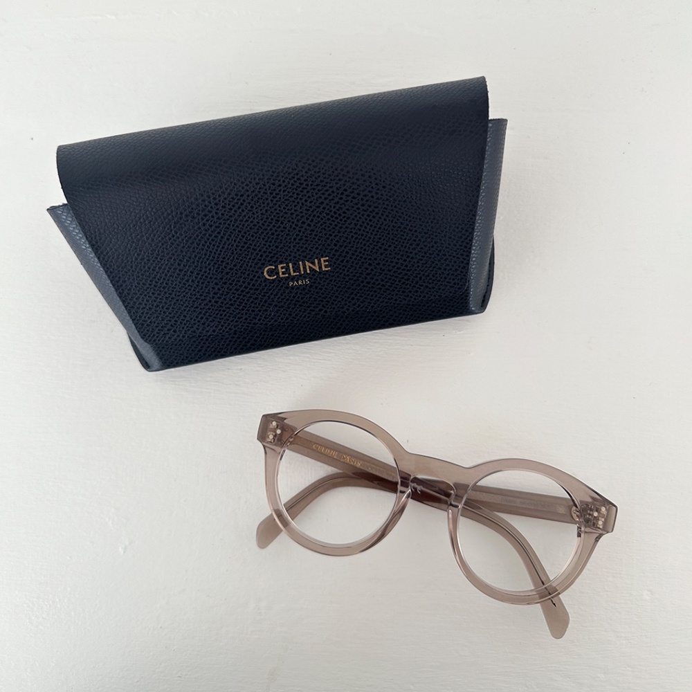 Celine hedi slimane sunglasses eyeglasses frames optical oversized audrey cateye